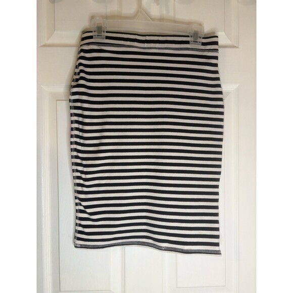 Old Navy Classic Black and White Striped Pencil Skirt Stretchy Women’s Size S - Picture 1 of 6